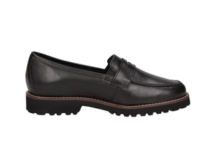 Sioux 66534 Meredith-709-H Black Schwarz Leather Penny Loafer Shoe