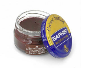 saphir tobacco vs dark brown Mdaille d'Or Pommadier shoe cream 21 White and shine Creme 1925 Tobacco