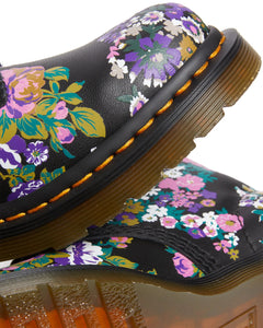 Dr. Martens 1460 Pascal Black Multi Vintage Floral Backhand Ankle 8 Eyelet Boot