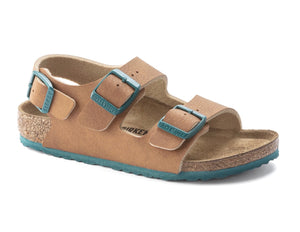 Birkenstock Milano Kids Kinder Desert Soil Ginger Brown Birko-Flor Made In Germany