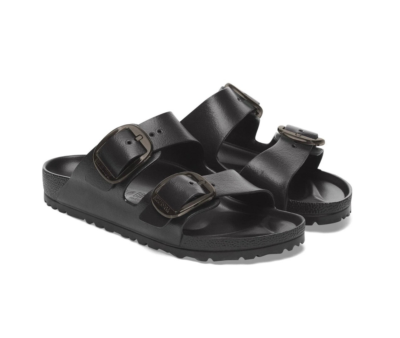 Birkenstock Arizona Black Big Buckle EVA Vegan Made In Germany