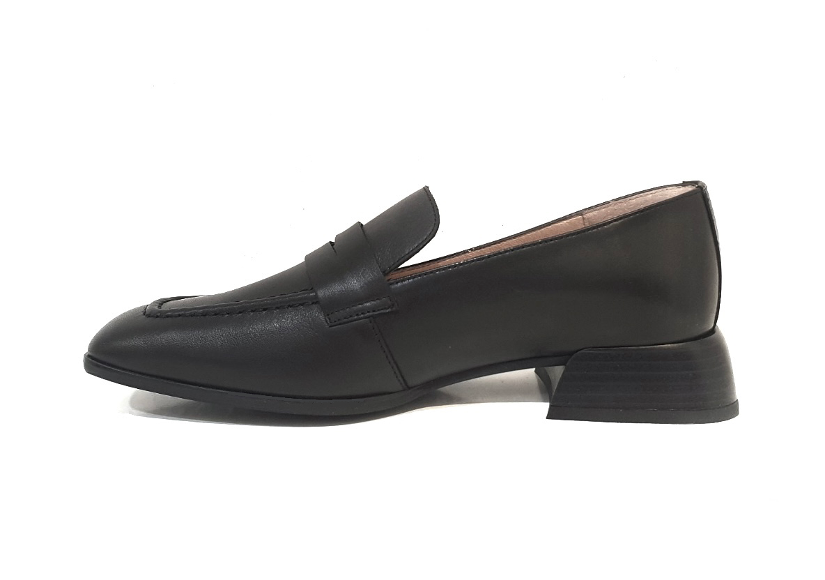 Wonders C-7105 Iseo V Negro Black Leather Loafer Made In Spain