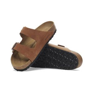 Birkenstock Arizona Cognac Suede Oiled Mixed Leather Made In Germany
