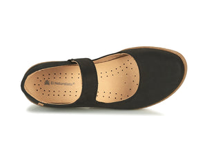 El Naturalista 5301 Black Coral Pleasant Elastic Strap Mary Jane Made In Spain