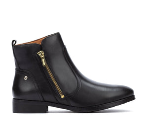 Pikolinos Royal W4D-8795 Black Zip Ankle Boot Made In Spain