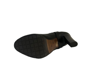 Progetto H215 Light Nero Black Elastic Sided Ankle Strap Boot Made In Italy