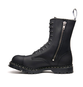 Gripfast Black Greasy Steel Toe Zip 10 Eyelet Boot Made In England