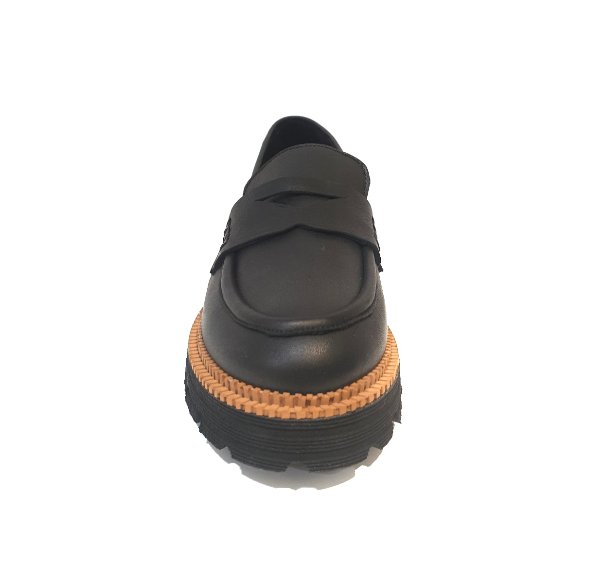Sala Europe Loaf Black Slip On Shoe Made In Turkey