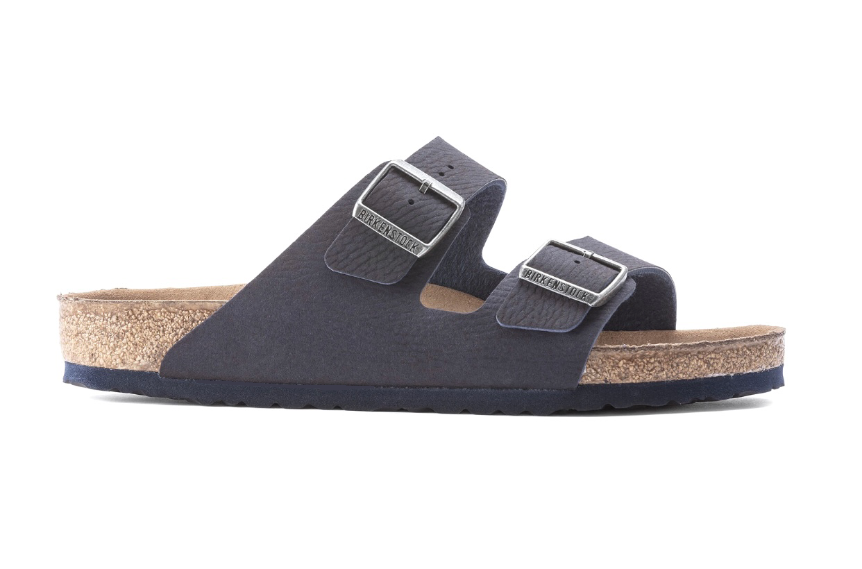 Birkenstock Arizona Desert Dust Indigo Blue Microfiber Vegan Made In Germany