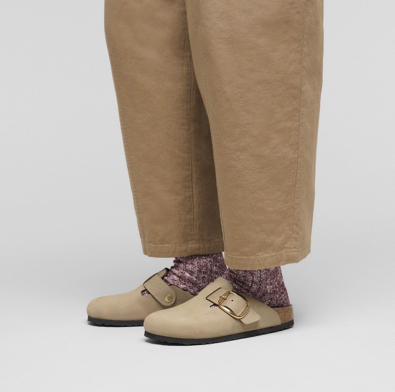 Birkenstock Boston Big Buckle Tabacco Brown Oiled Clog Made In Germany