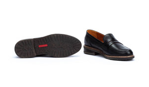 Pikolinos Aldaya W8J-3541 Black Loafer Slip On Shoe Made In Spain