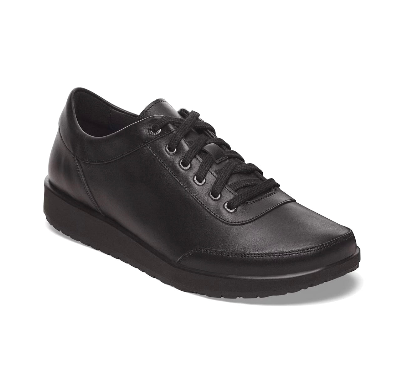 Birkenstock Honnef 365 Black Natural Leather 6 Eyelet Shoe