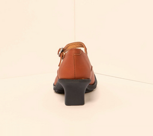 El Naturalista 5996 Toffee Light Tan Igusa Wax Nappa Mary Jane Made In Spain
