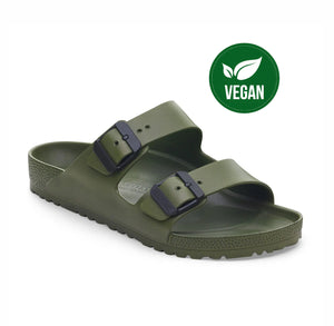 Birkenstock Stealth Buckle Khaki Green Black EVA Vegan Made In Germany