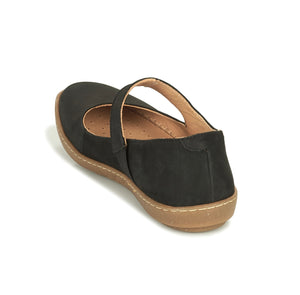El Naturalista 5301 Black Coral Pleasant Elastic Strap Mary Jane Made In Spain
