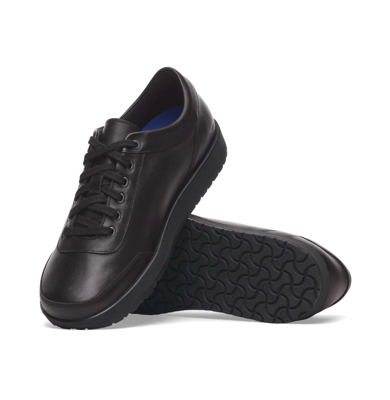 Birkenstock Honnef 365 Black Natural Leather 6 Eyelet Shoe