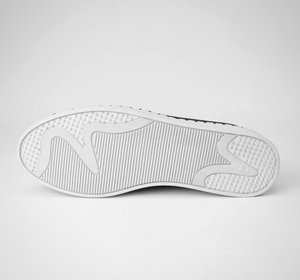 Sala Europe Lasso Deep Ocean Blue Perforated Leather Slip On Shoe Made In Turkey