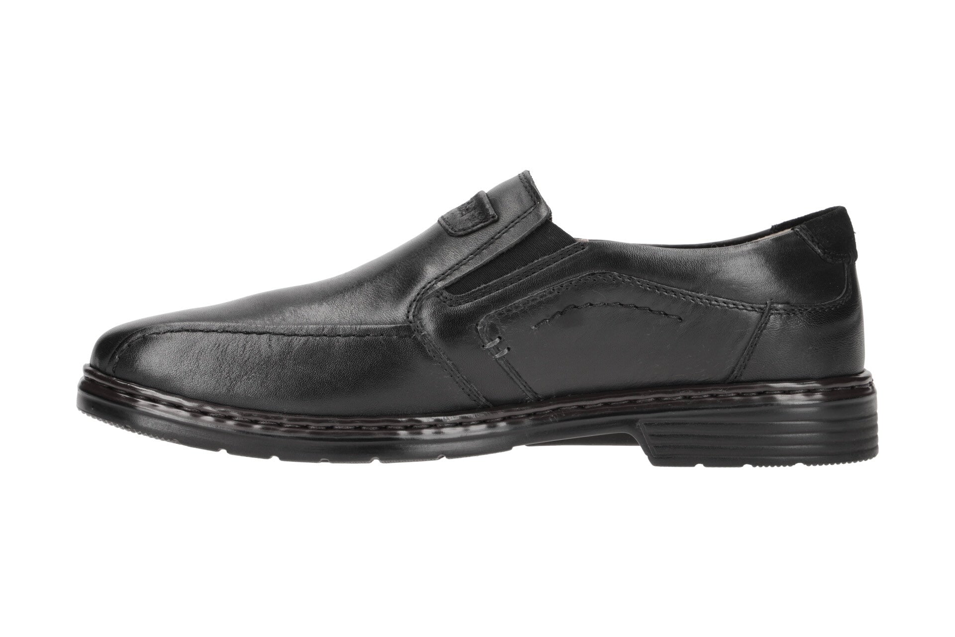 Josef Seibel Alastair 03 Westin Kombi Black Schwarz Leather Slip On Shoes