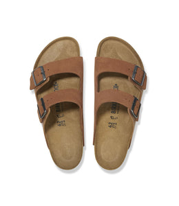 Birkenstock Arizona Cognac Suede Oiled Mixed Leather Made In Germany