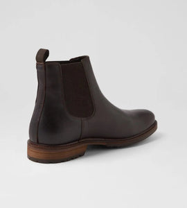 Wild Rhino Bern Dark Brown Chelsea Ankle Boot Made In Portugal