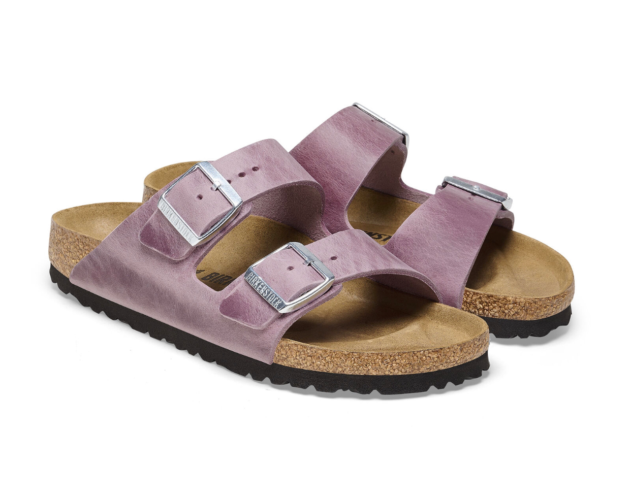 Birkenstock Arizona Lavender Purple Oiled Leather Made In Germany