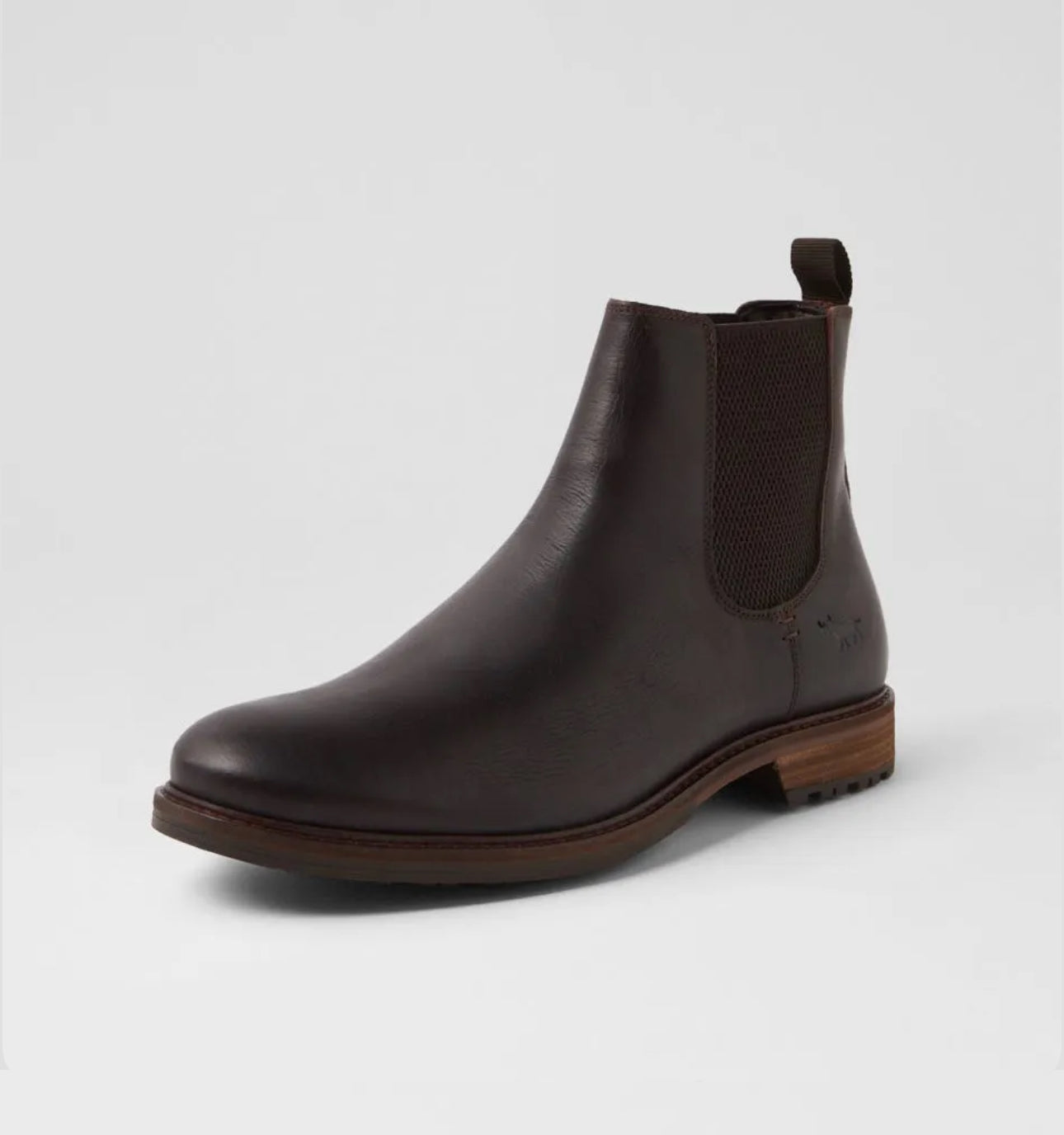 Wild Rhino Bern Dark Brown Chelsea Ankle Boot Made In Portugal