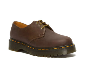 Dr. Martens 1461 BEX Crazy Horse Dark Brown Leather 3 Eyelet Shoe