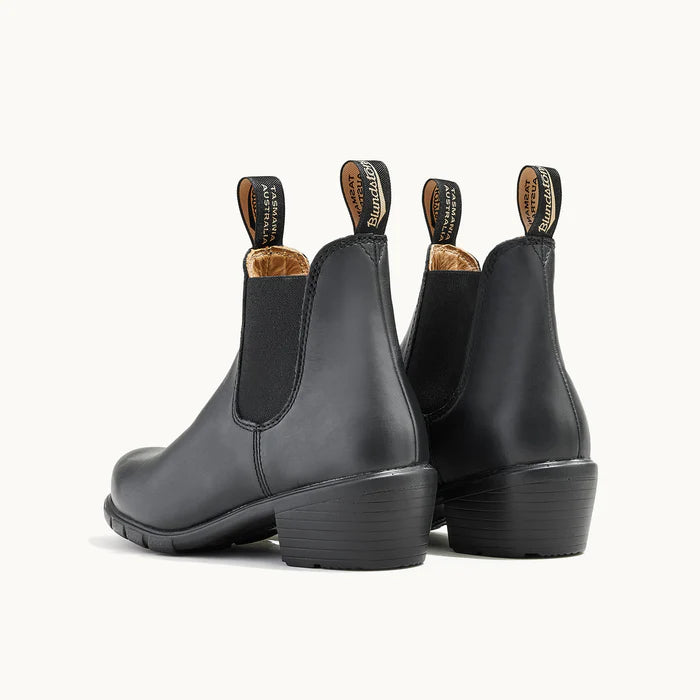 Blundstone 1671 Black Elastic Sided Cuban Heel Boot