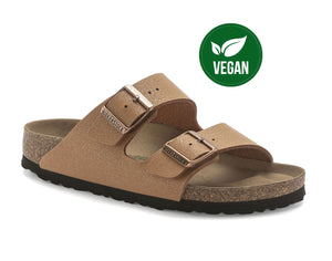 Birkenstock Arizona Pecan Vegan Birko-Flor Nubuck Made In Germany