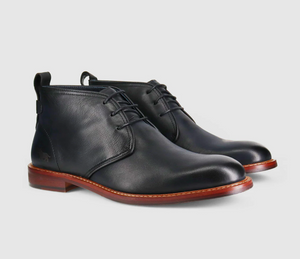 Wild Rhino Bail Black 3 Eyelet Ankle Boot