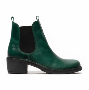 Fly London Meme030Fly Rug Shamrock Green Ankle Chelsea Boots Made In P Redpath Shoes Canberra