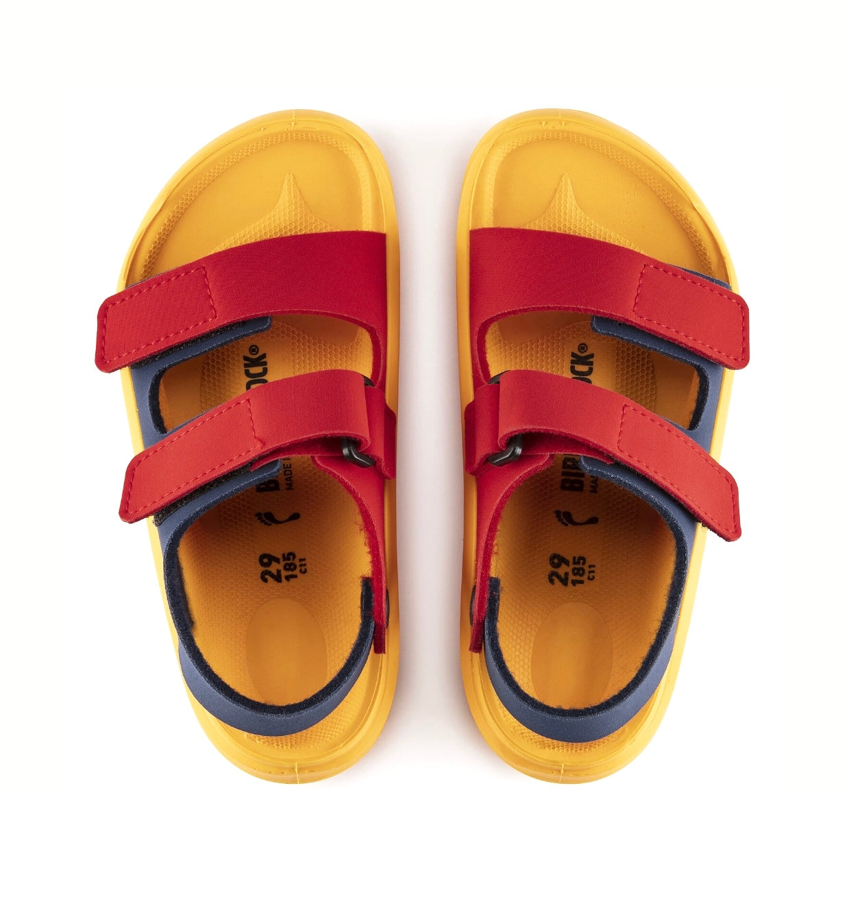 Birkenstock Mogami HL Multi Red Blue Yellow Synthetics Kids Made In Germany