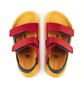 Birkenstock Mogami HL Multi Red Blue Yellow Synthetics Kids Made In Germany