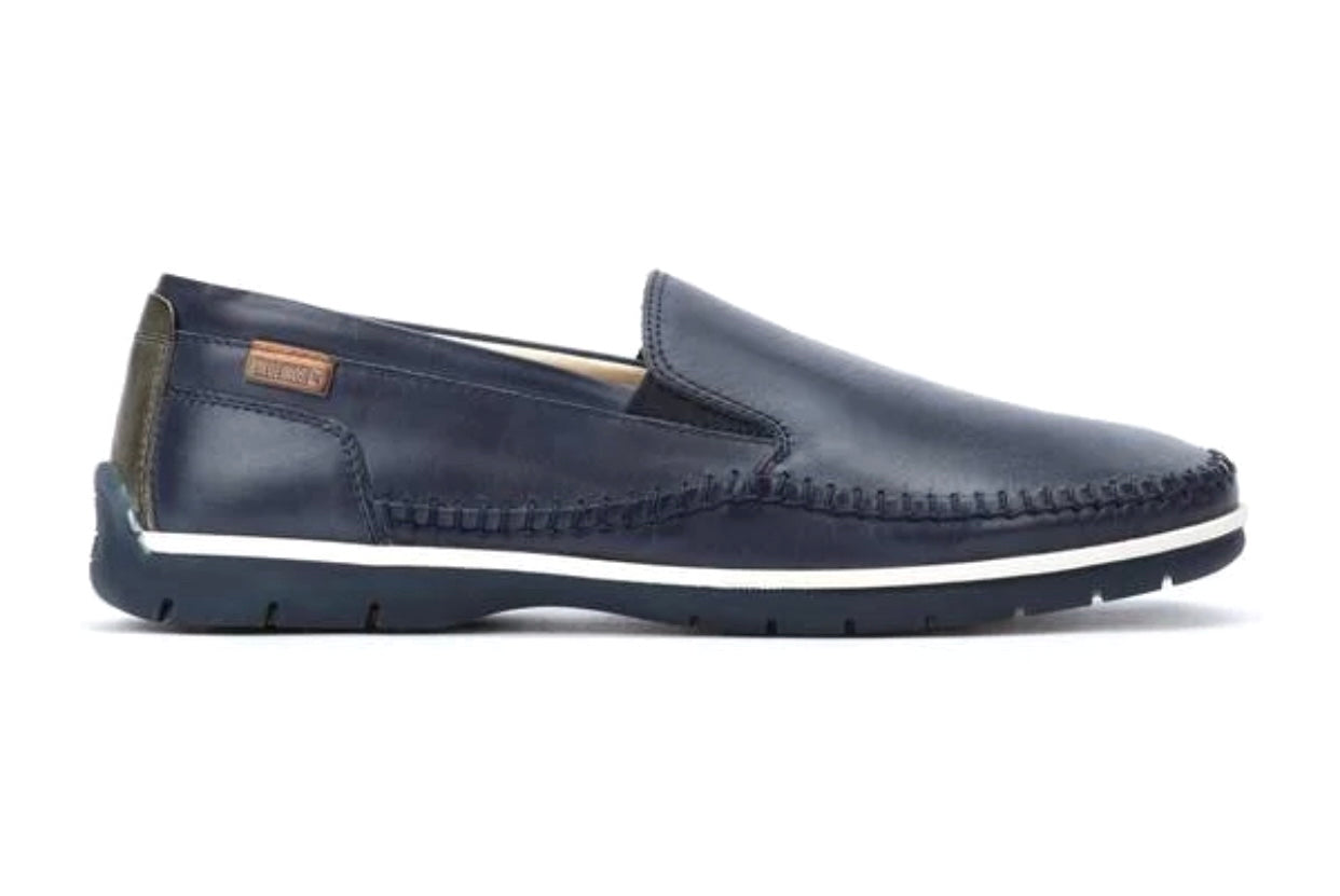Pikolinos Marbella M9A-3111 Blue Leather Slip On Shoe