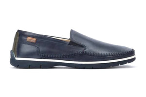 Pikolinos Marbella M9A-3111 Blue Leather Slip On Shoe