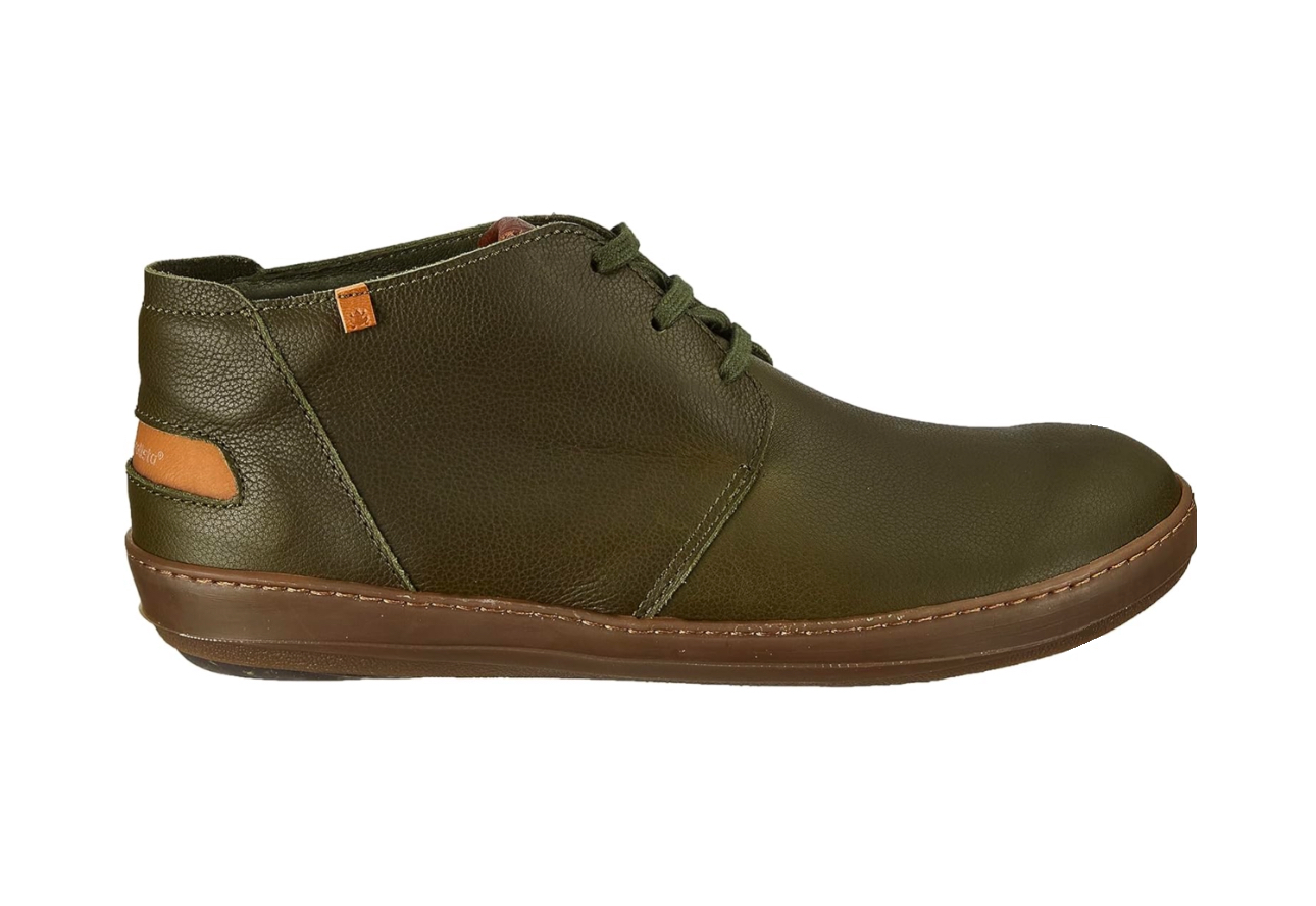 El Naturalista NF98 Forest Khaki Green Meteo 3 Eyelet Boot Made In Spain