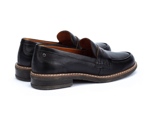 Pikolinos Aldaya W8J-3541 Black Loafer Slip On Shoe Made In Spain
