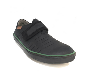 El Naturalista NF91 Meteo Pleasant Black Velcro Slip On Shoe Made In Spain