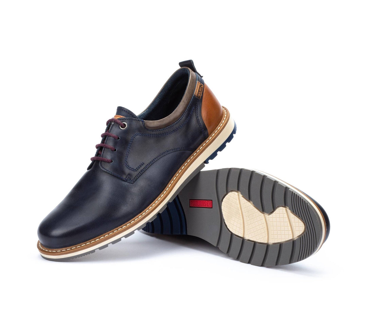Pikolinos Berna M8J-4183 Blue 4 Eyelet Shoe