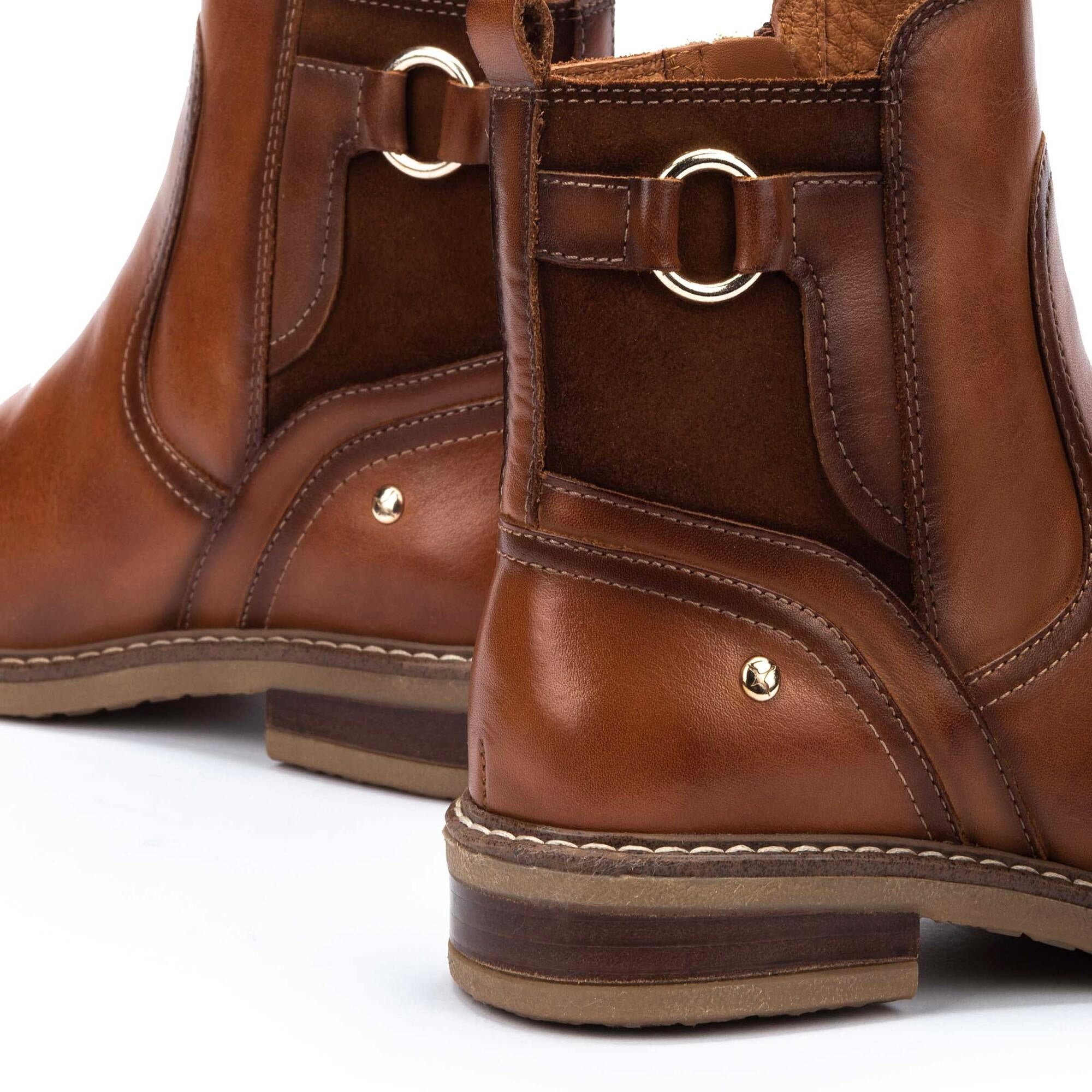 Pikolinos Aldaya W8J-8604C1 Brandy Light Tan Zip Ankle Boot