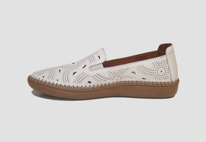 Sala Europe Libby White Slip On Shoe Made In Turkey