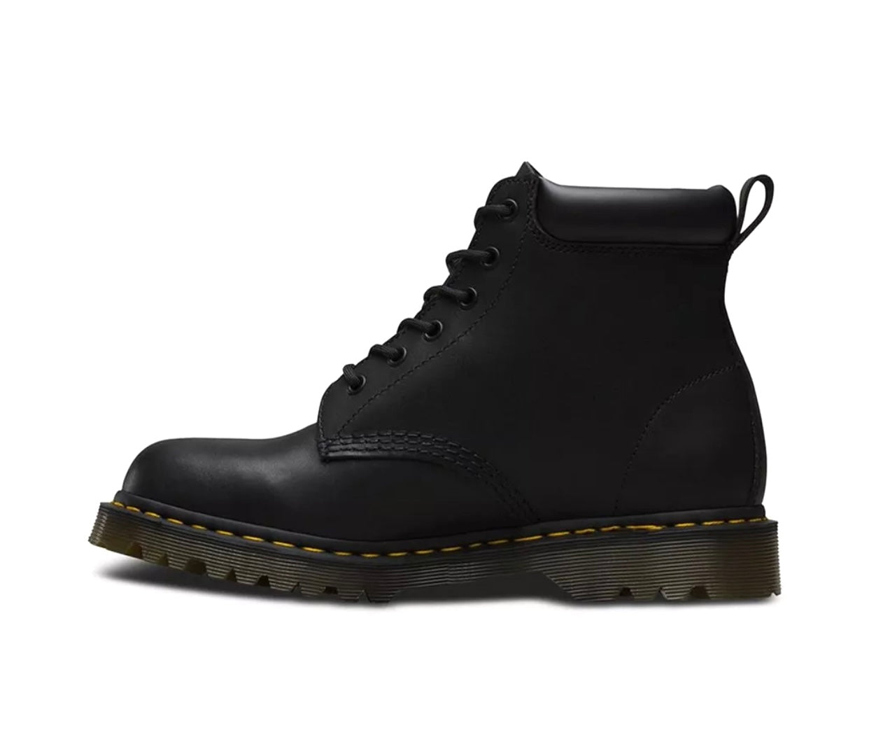 Dr. Martens 939 Black Greasy Ben Boot 6 Eyelet Ankle Boot