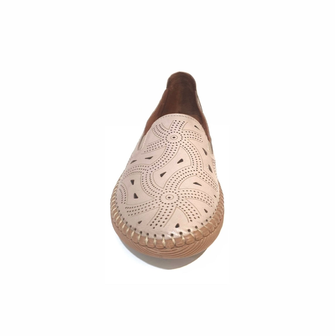Sala Europe Libby Silver Grey Slip On Shoe Made In Turkey