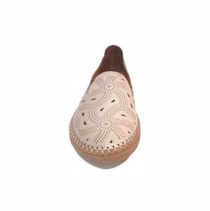 Sala Europe Libby Silver Grey Slip On Shoe Made In Turkey