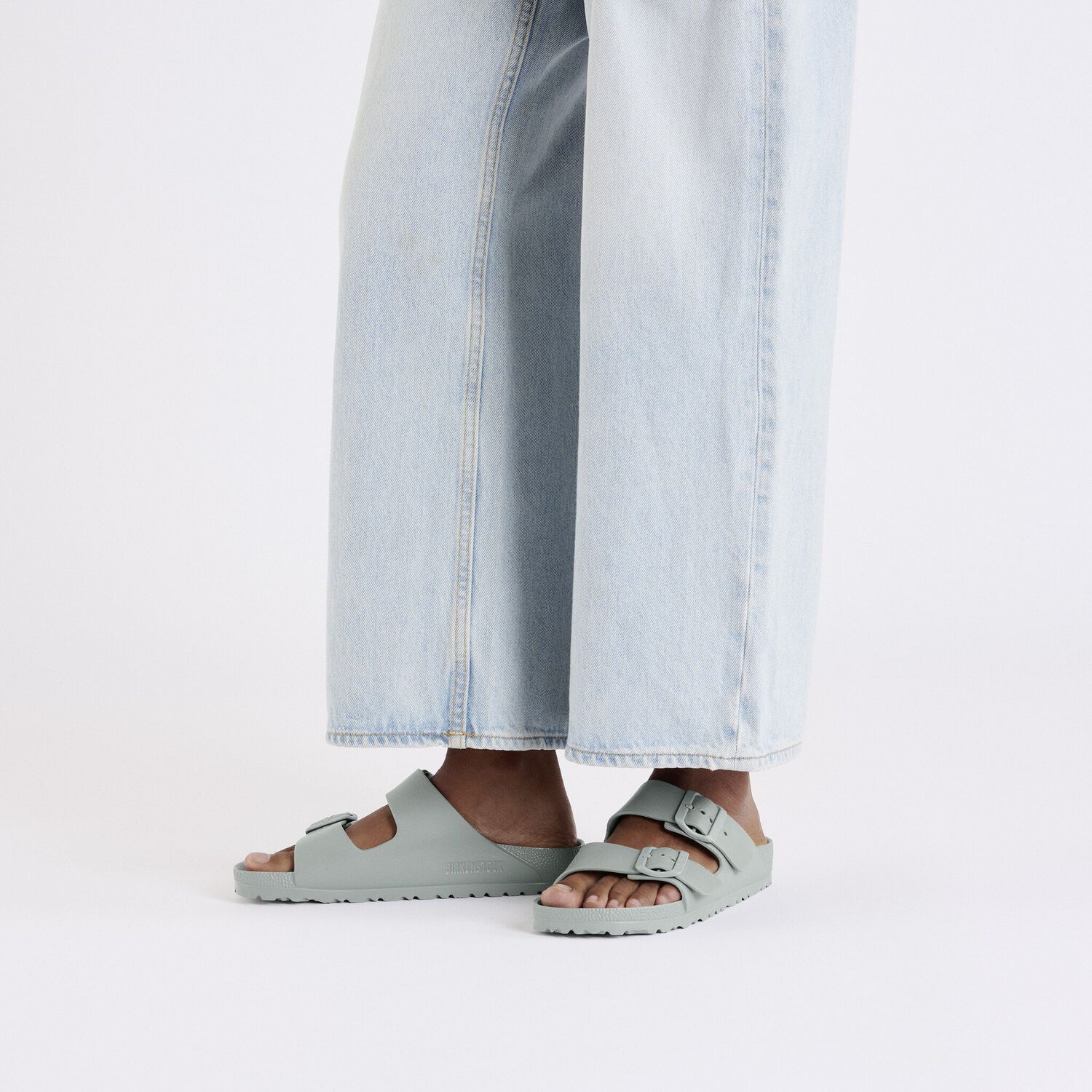 Birkenstock Arizona Pure Sage Grey EVA Vegan Made In Germany