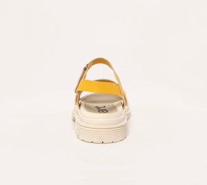 Art 1548 Birmingham Nappa Yellow Sandal Made In Spain