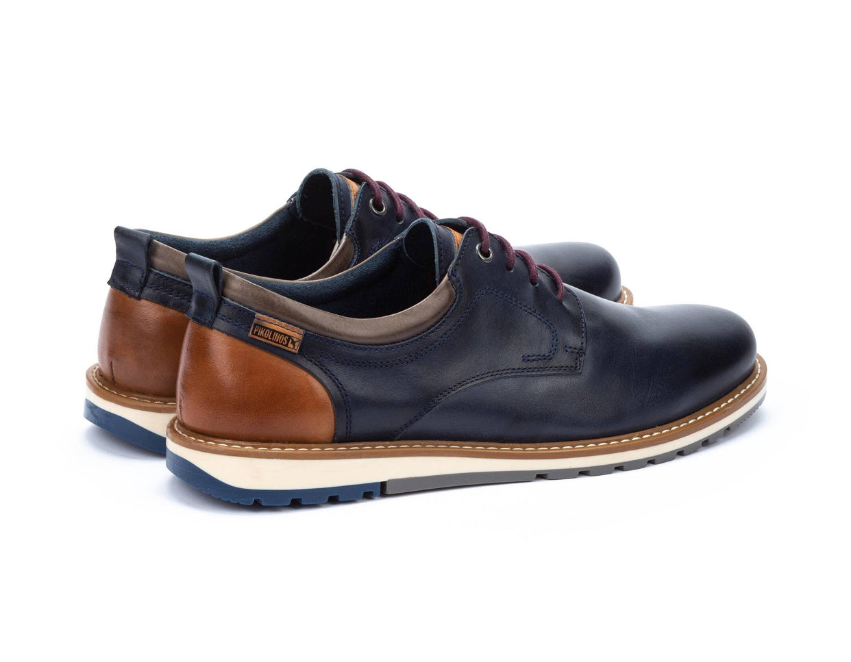 Pikolinos Berna M8J-4183 Blue 4 Eyelet Shoe