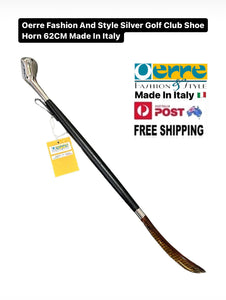 Oerre Fashion And Style Silver Golf Club Shoe Horn 62CM Made In Italy