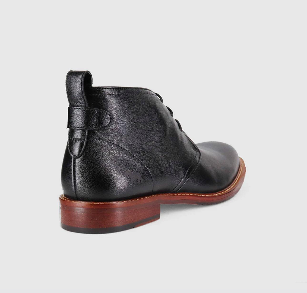 Wild Rhino Bail Black 3 Eyelet Ankle Boot