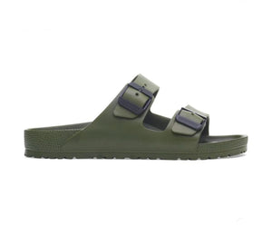 Birkenstock Stealth Buckle Khaki Green Black EVA Vegan Made In Germany